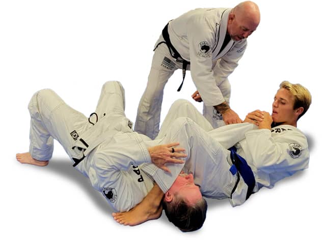 1 fighters grapple at Paragon Brazilian Jiu Jitsu